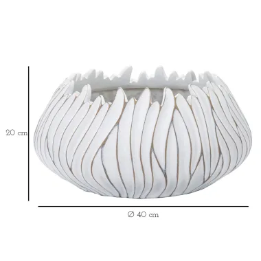 CACHEPOT RESINA HONDURAS 40X20 cm